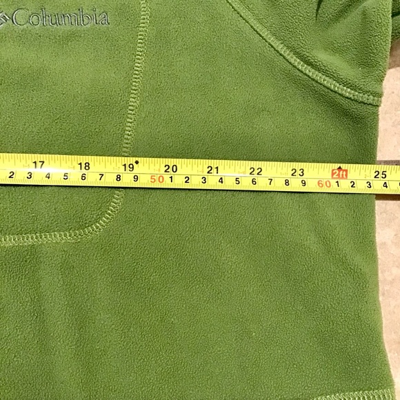 COLUMBIA | Interchange Fleece Jacket Full Zip Green Large - Picture 12 of 13